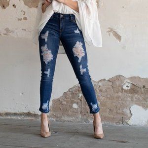 Distressed Skinny Jeans